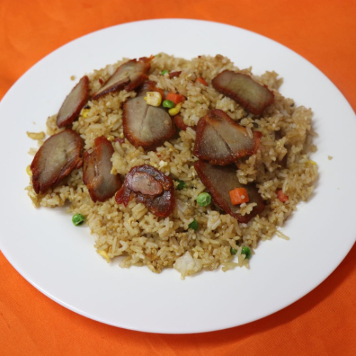 176. BBQ Pork Fried Rice 叉烧炒饭