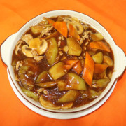 117. Tasty Eggplant with Shredded Pork 肉丝烧茄子