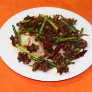 125. Spicy Chicken Gizzard on Rice 麻辣鸡胗饭