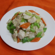 161. Fish Fillet with Celery on Rice 西芹鱼片饭