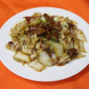 165. Spicy Beef with Chinese Cabbage on Rice 辣白菜牛肉饭