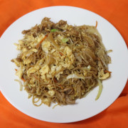 210. Pork &amp; Egg Fried Rice Noodles 肉丝鸡蛋炒米粉