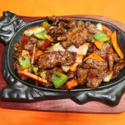 44. Spicy Beef with Cumin Seeds (Spicy)孜然牛肉（辣）