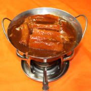 68. Braised Pork Belly with Preserved Vegetable 梅菜扣肉