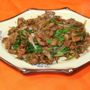 73. Spicy Lamb with Coriander 香菜羊肉（辣）