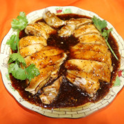 89. Steamed Chicken With Black Pepper Sauce 黑椒鸡扒